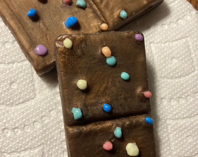 brownie soap bar funny gag chocolate scented soap bar in the shape of a brownie