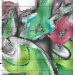 Graffiti Cross Stitch 003 Caos image 3