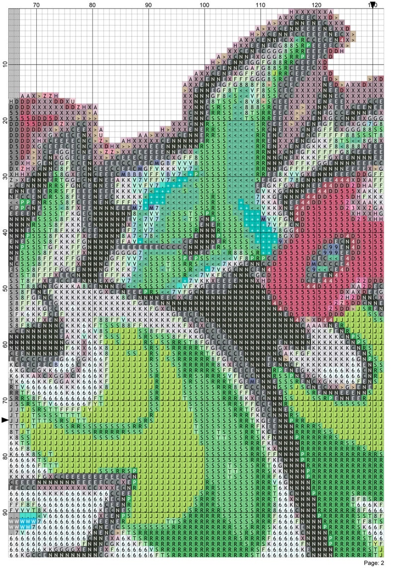 Graffiti Cross Stitch 003 Caos image 3