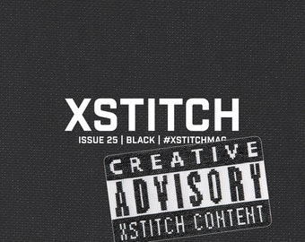Black Cross Stitch Designs | XStitch Magazine Issue 25 | Instant Download, Cross Stitch Patterns