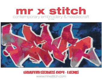 Graffiti Cross Stitch #008 - Dems