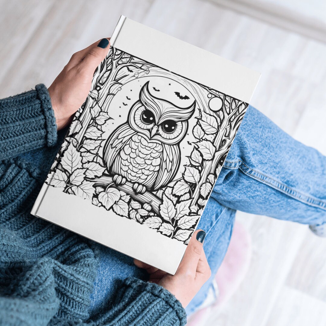 Halloween Coloring Pages Kids Coloring Book Printable PDF Halloween