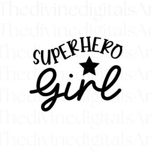 Superhero Girl SVG, Superhero Party, Superhero SVG, Superhero Girl, Superhero Clipart, Superhero Invite, Digital File, Cut File For Cricut