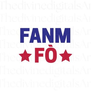 Fanm Fò SVG, Haitian Creole Feminist Svg Design for Strong Women, Digital Download Cricut Cutting File with PNG and JPEG, Kreyol Pride Shirt