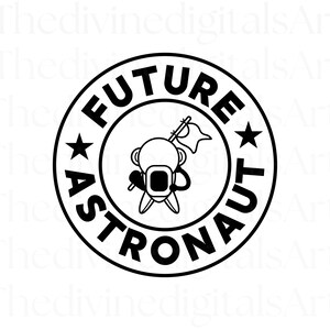 Futuro astronauta SVG, astronauta PNG, capacete de astronauta, camisa de astronauta, convite de aniversário de astronauta, adesivo de astronauta, espaço svg, Cricut