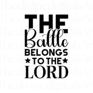 La batalla pertenece al Señor, El Señor es mi luz, El Señor es mi pastor, El Señor es mi fuerza, El Padre Nuestro, Archivo de corte para Cricut