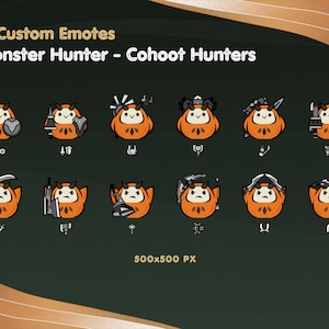 Twitch Emotes - Cohoot Hunters