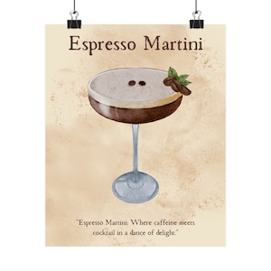 Espresso Martini Poster