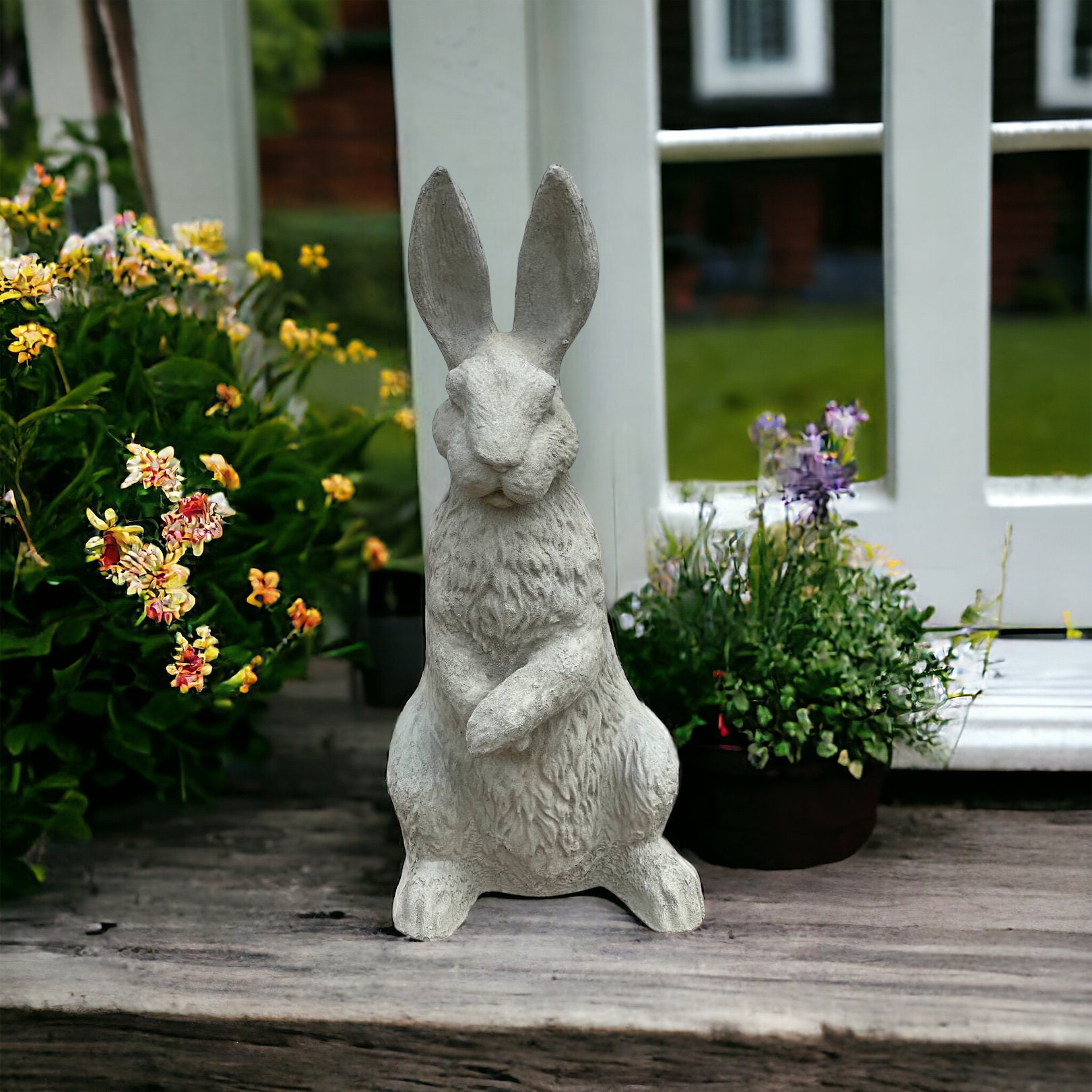 Concrete Bunny - Etsy