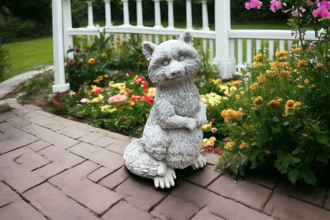 Three Raccoon Statue This item is unavailable - Etsy