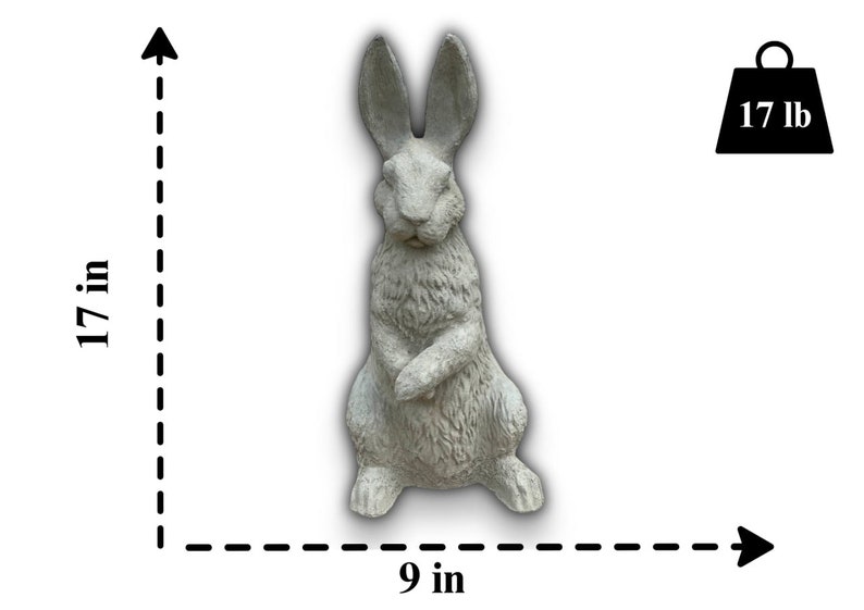 Massive Rabbit, Concrete Bunny, Rabbit Statue, Outdoor Animal, Garden ...