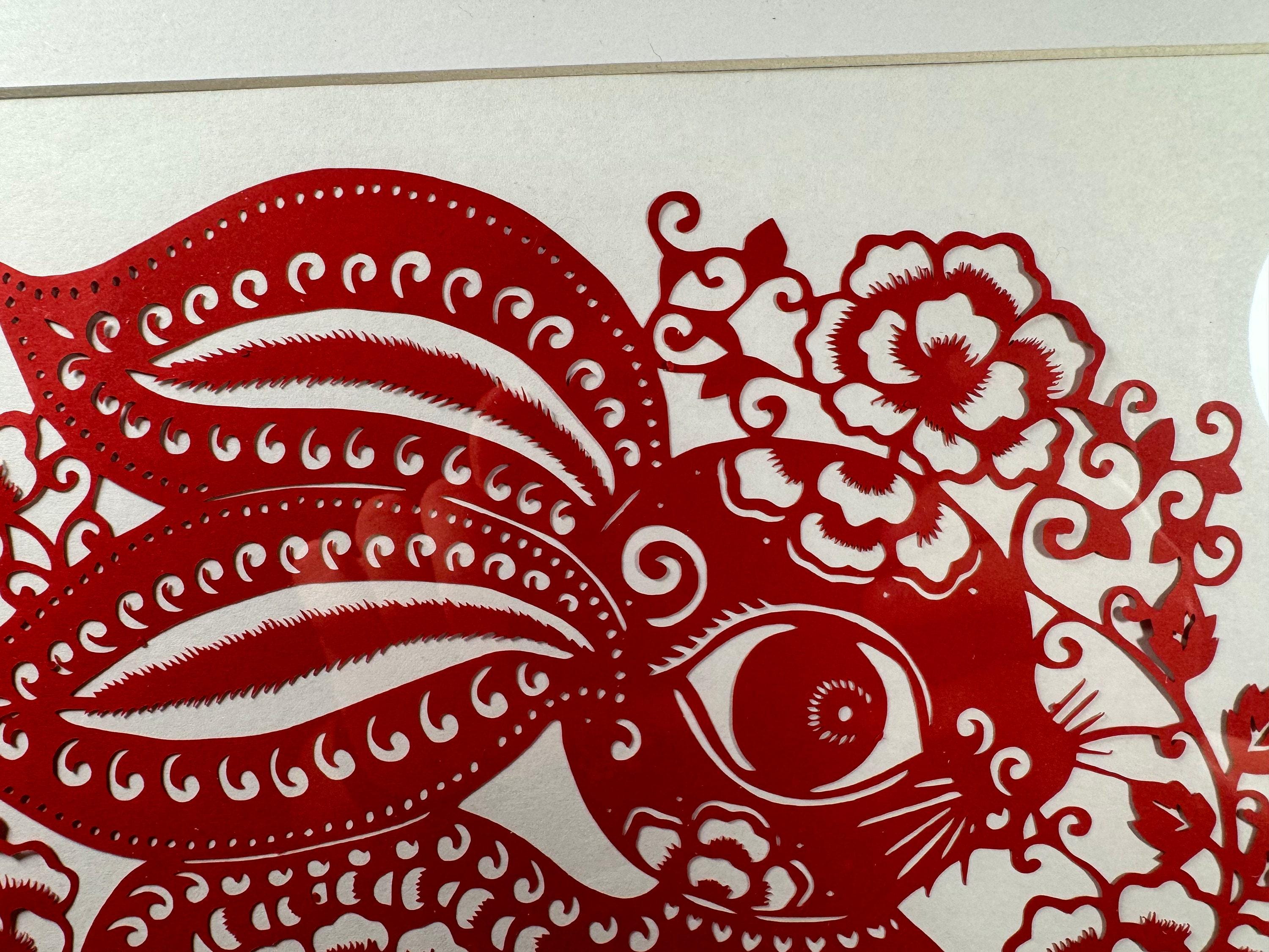 Chinese Paper Cutting Rabbit SVG | Rabbit Zodiac Papercut | Lunar