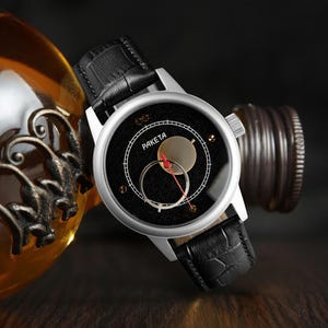Mechanical watch Raketa COPERNICUS, Vintage wrist watch, Moonphase watch, Watches for Men, Gift for Husband