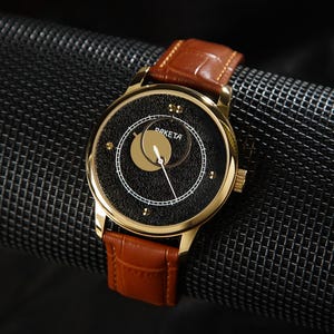 Rare Watch Raketa Copernicus, Engraved Wristwatch for Gentlemen, Mechanical watch, Jewelry for Men, Vintage Gift