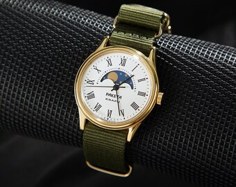 Seiko Vintage Gold Plated 1990's Wrist Watch 5Y39-7010 32mm