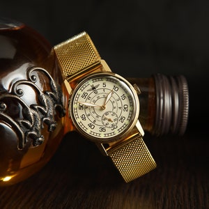 Very Rare AviationWristwatch, Mechanical Mens Watch, Watch for Men, Gift for Him, Vintage watches, Gift for Men