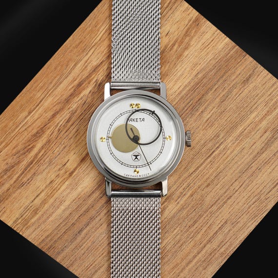 Raketa Copernicus 1980s - Unworn Vintage NOS Wrist watch (Personalized Option) - Gift for Men View 2