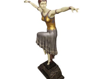 大きなダンサー シェヘラザード ブロンズ像 - 踊る女性 ブロンズ