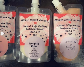 STERK geurende handgemaakte Wax squeeze melts NIET-TOXISCHE kokos-sojawasmix