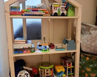 Toy storage shelf