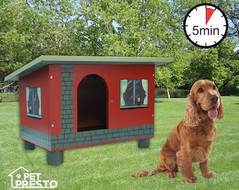 Foldable Dog House - Pet Presto Telado