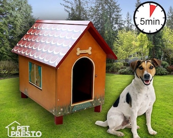Foldable Dog House - Pet Presto Classic