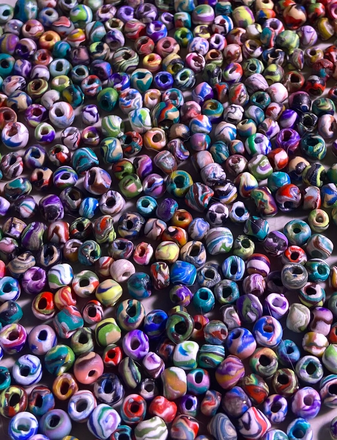 Hand Rolled Beads in an Array of Colors. - Etsy
