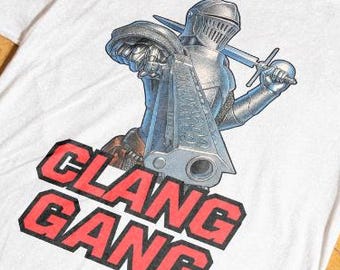Clang Gang, medieval knight gym shirt, funny knight shirt, Funny Gun Shirt, Gun Rights, Pro Gun, 2nd Amendment, Republican Shirt, Gun Owner