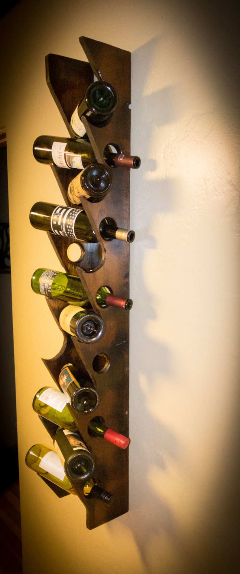 Custom Wood Wine Rack Etsy