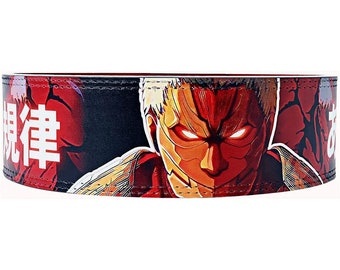 Anime PowerLift Heber Gürtel | Hebegurt | Gewichthebergürtel | Turngürtel | Hebelgürtel | Krafthebergürtel | Benutzerdefinierte Aufzug Gürtel | Workout-Gürtel | Geschenk