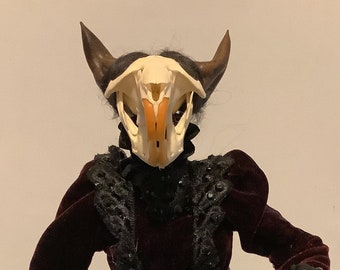 Dark Lady Musk Rat -ooak costumed art figure