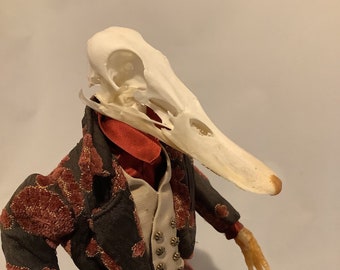 Regency Gentleman Duck ooak costumed art doll