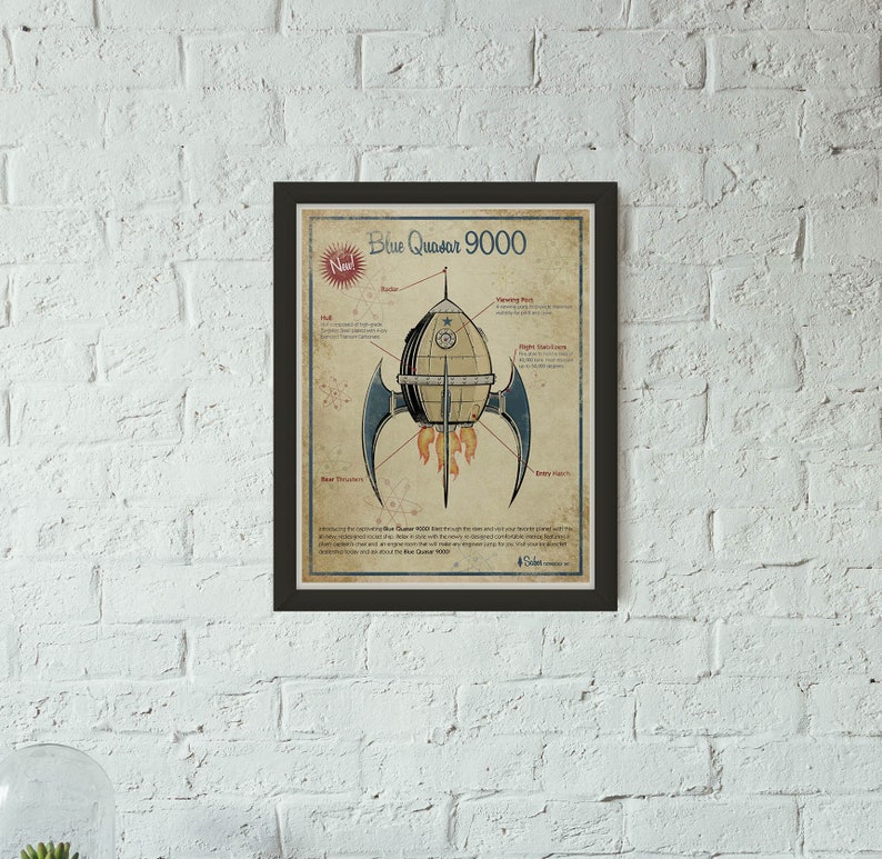 10pack Large Retro Art Prints 13x19 Vintage Style Etsy