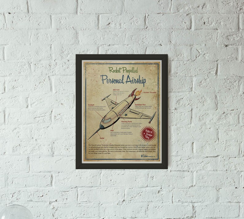 10pack Large Retro Art Prints 13x19 Vintage Style Etsy