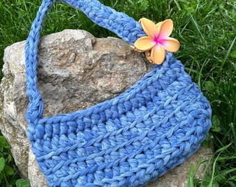 Handmade Unique Bag from T-Shirt Yarn | Handbag Pinterest for Women