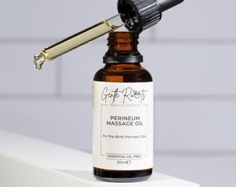 Perineum Massage Oil | Natural Pregnancy Skincare for Labour Prep & Skin Elasticity by Gentle Roots
