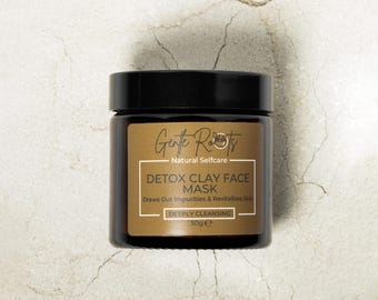 Detox Clay Face Mask | Natural Mineral Mask for Clear, Balanced & Refreshed Skin by Gentle Roots