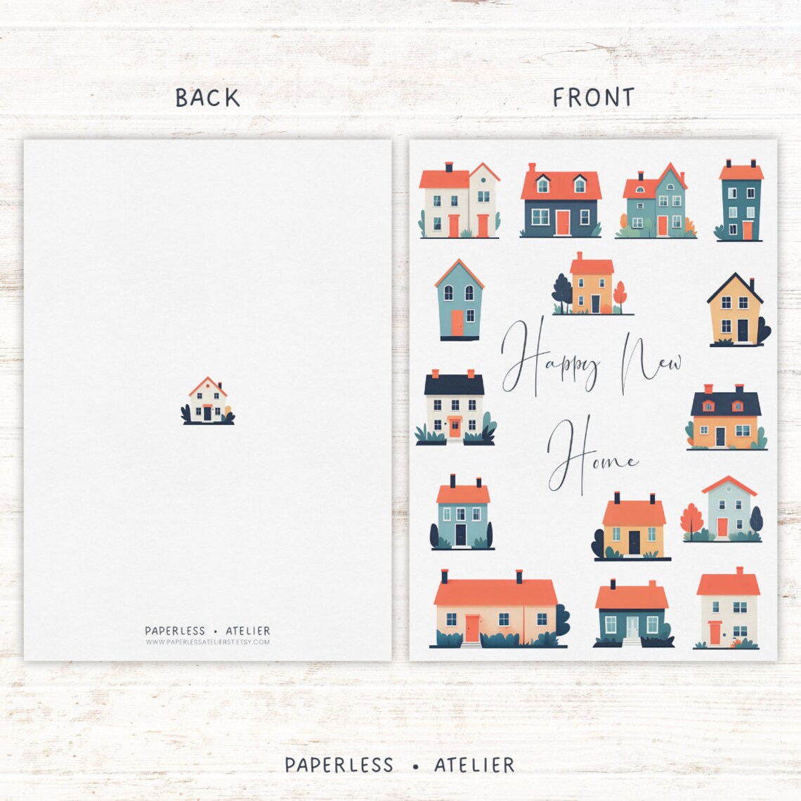 Printable New Home Card, Happy New Home, New Home Card, New Home, Printable Greeting Card ...