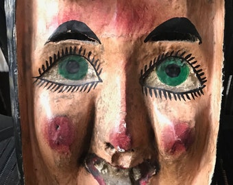 Rare Antique Dance Mask from Mexico