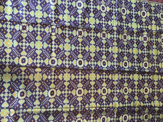 Double Ikat Silk Sari from India - image 5