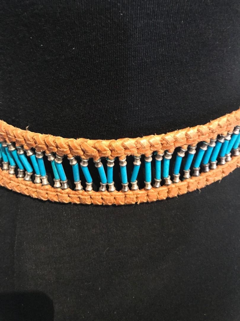 Eren Kobrinsky Coral Turquoise & Silver Beaded Black Suede Belt Eren Kobrinsky Products for Sale up to 90% Off Retail: Poshmark main image 3