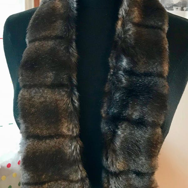 faux fur scarf