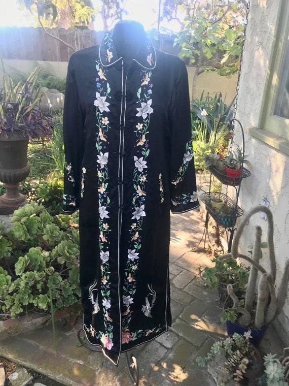 Vintage Chinese Silk Duster