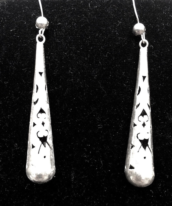 Vintage Handmade Silver earrings from Mexico