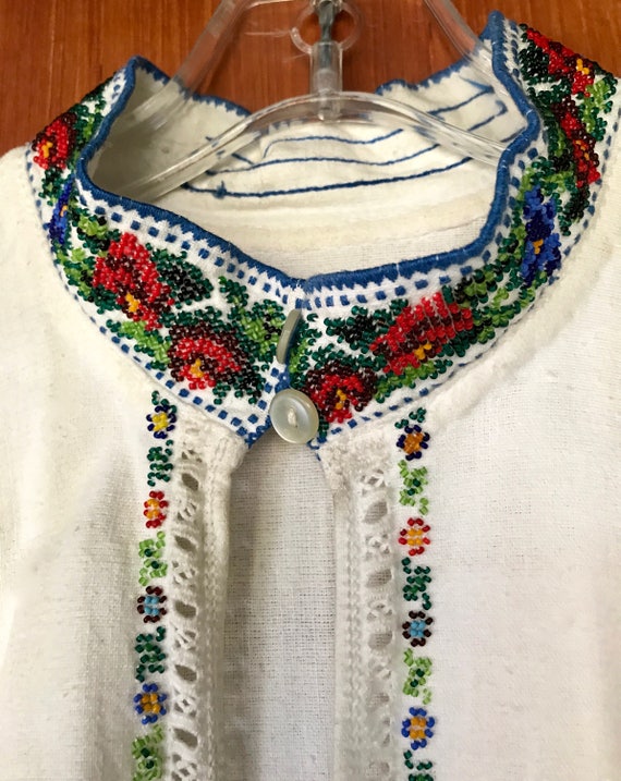 Hungarian Victorian Beaded Tunic - image 3