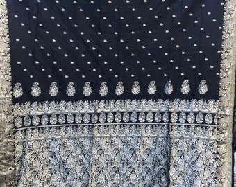 Varanasi Silk Sari with real Silver Threads