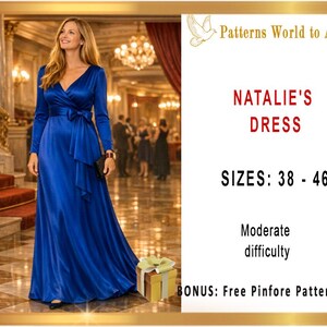 Royal Blue Satin Dress V Neck - Etsy