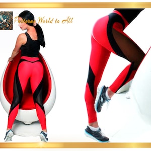 Leggings in PDF format. Ultra modern, beautiful, unusual. Create your own fashion with leggings. Custom designed leggings are the perfect...