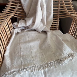 Vintage Off-white  Mudcloth