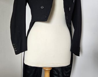 Vntage Evening Tailcoat Evening Wear Black Tie 1930s